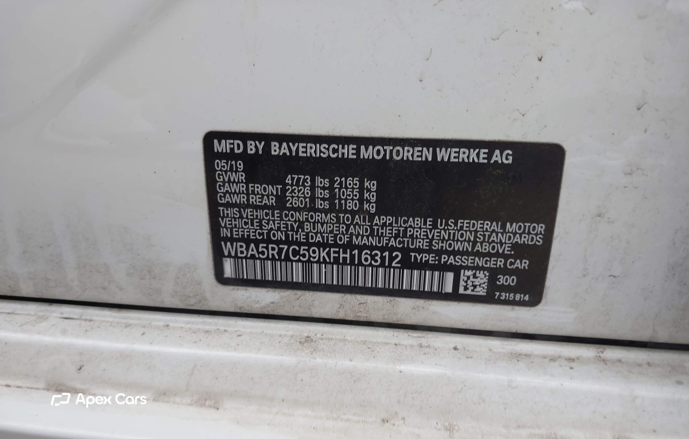 BMW Series 3 2019