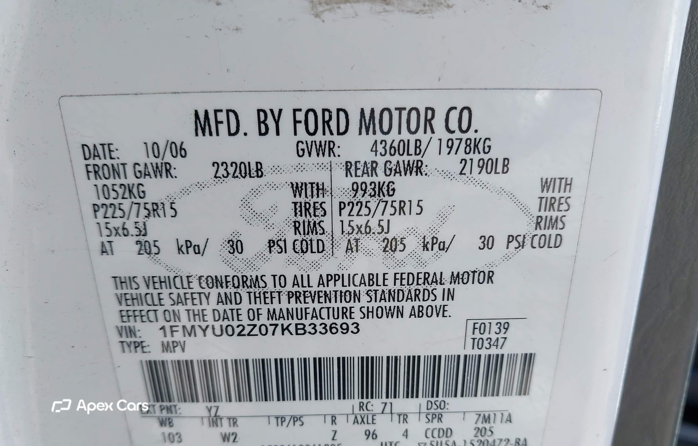 Ford Escape 2007
