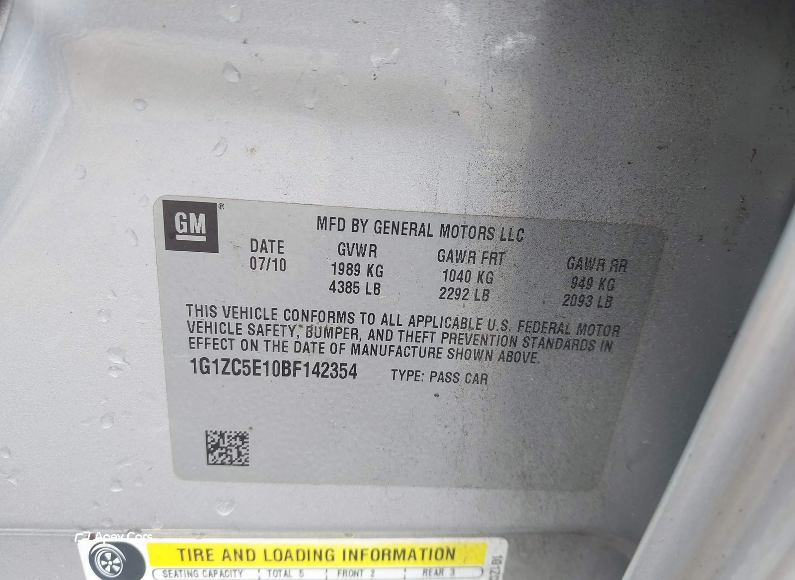 Chevrolet Malibu 2011