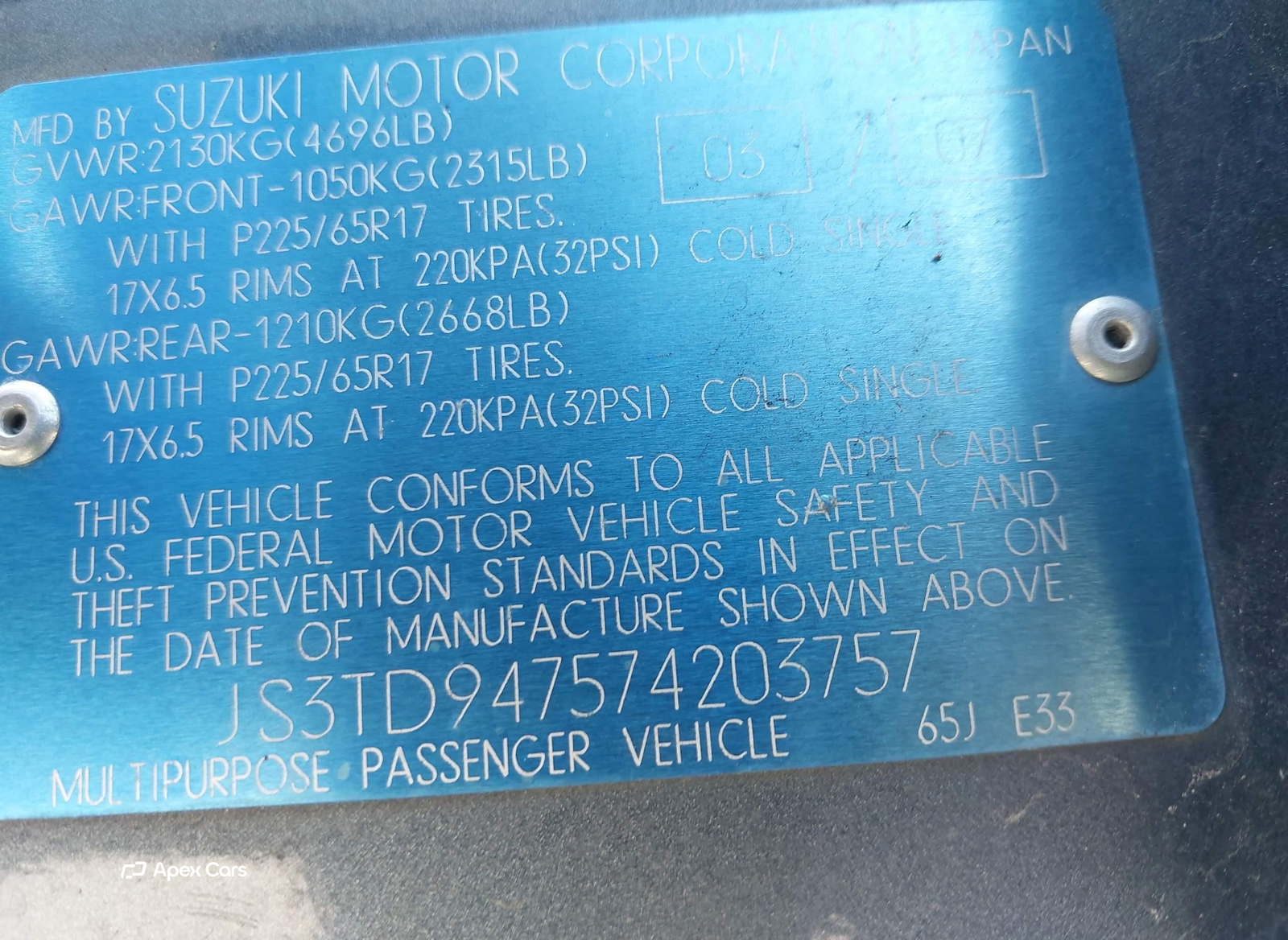 Suzuki Grand Vitara 2007
