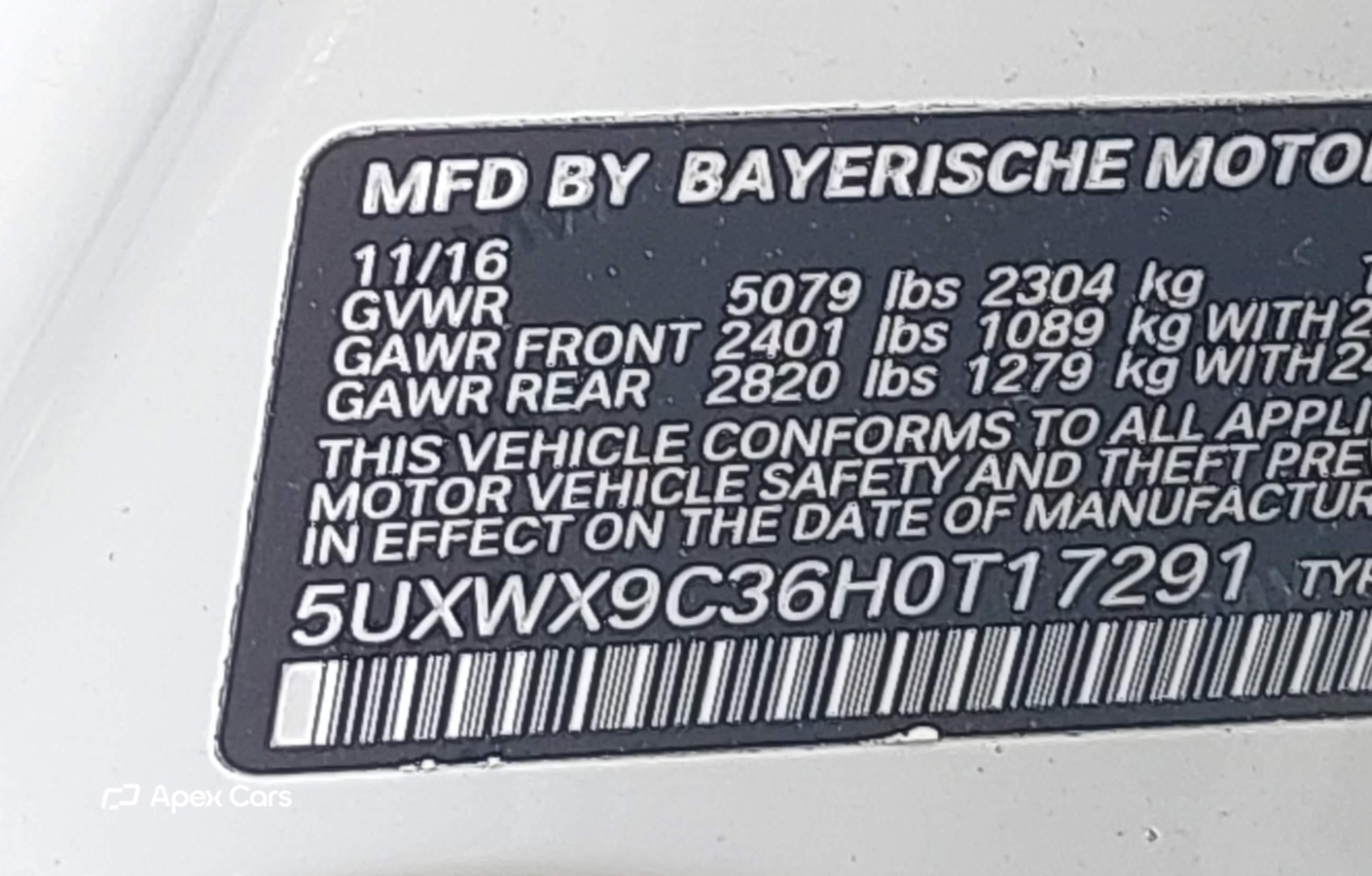 BMW X3 2017