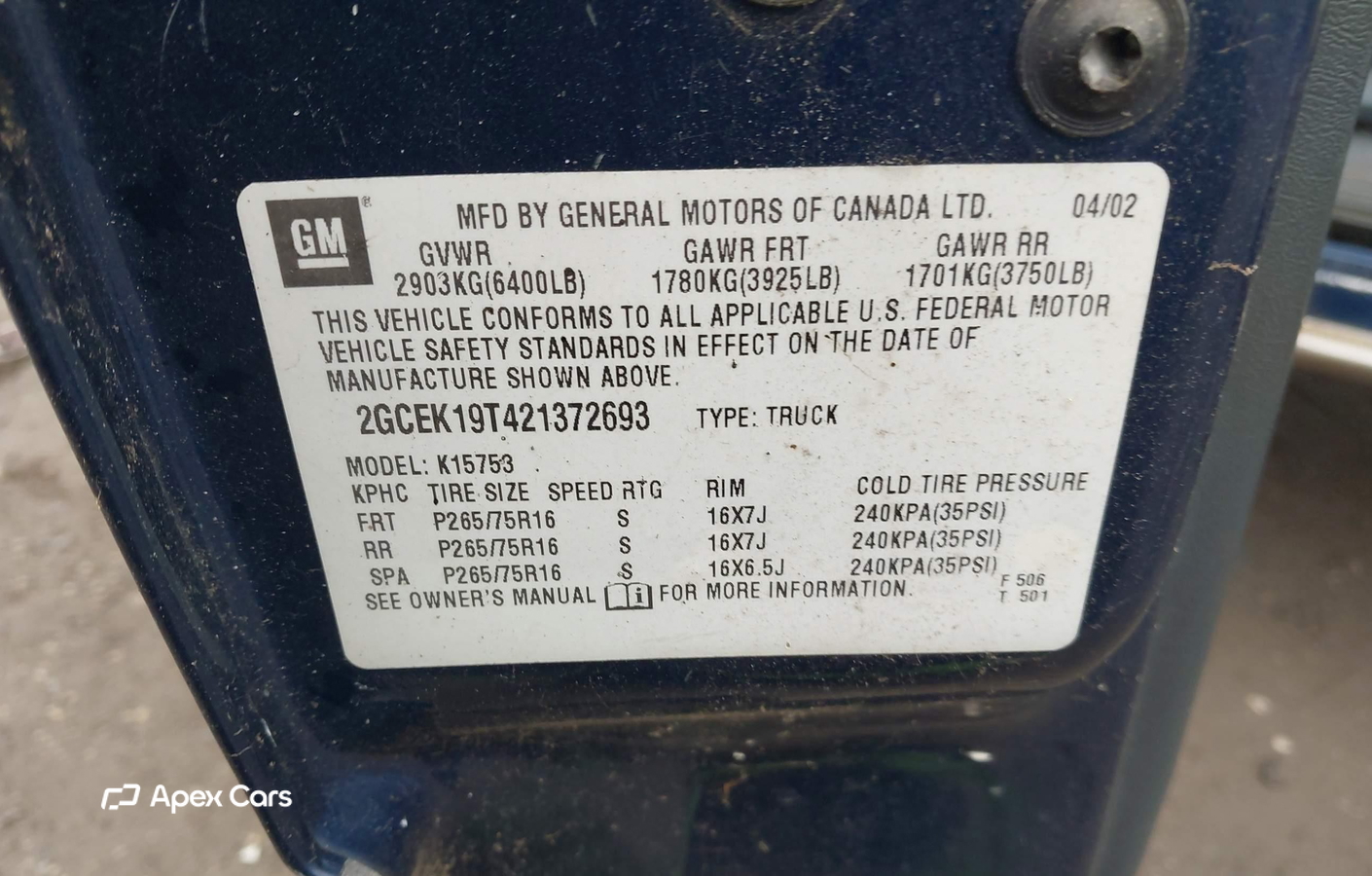 Chevrolet Silverado 2002