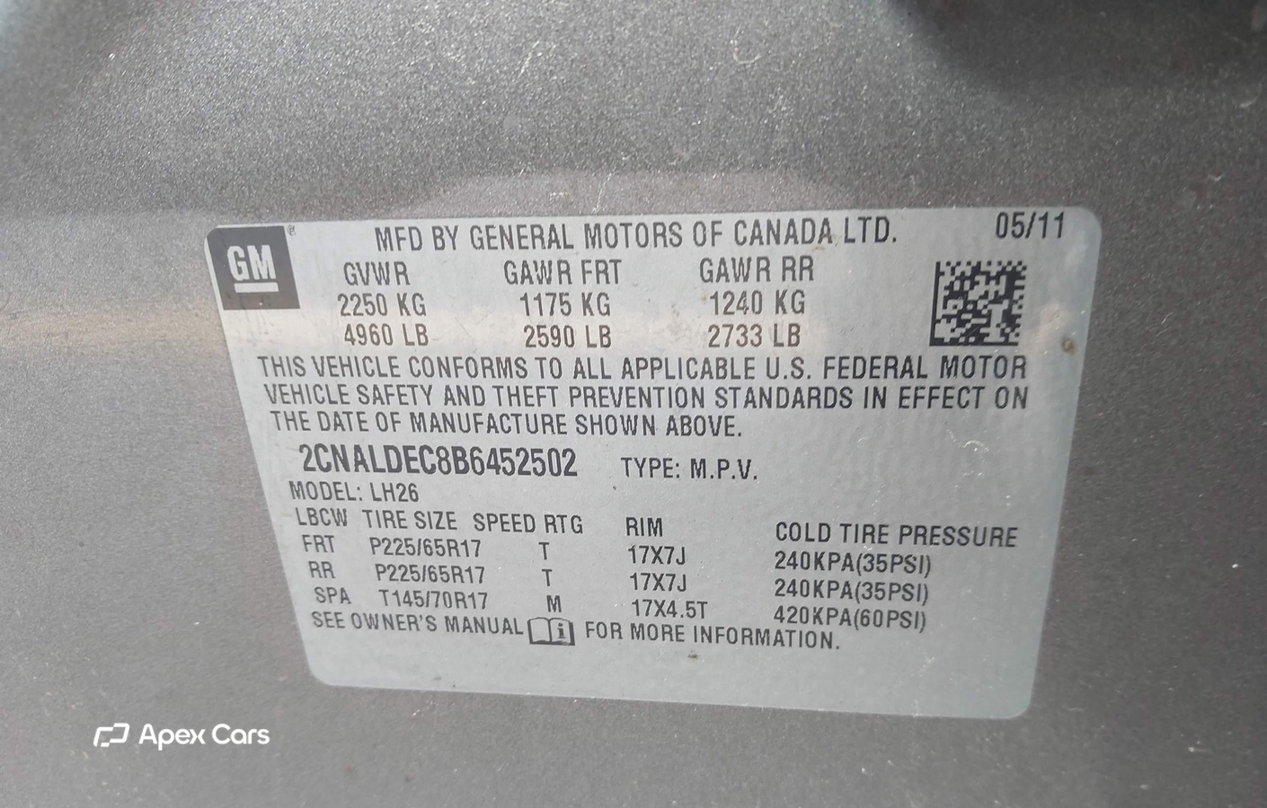 Chevrolet Equinox 2011