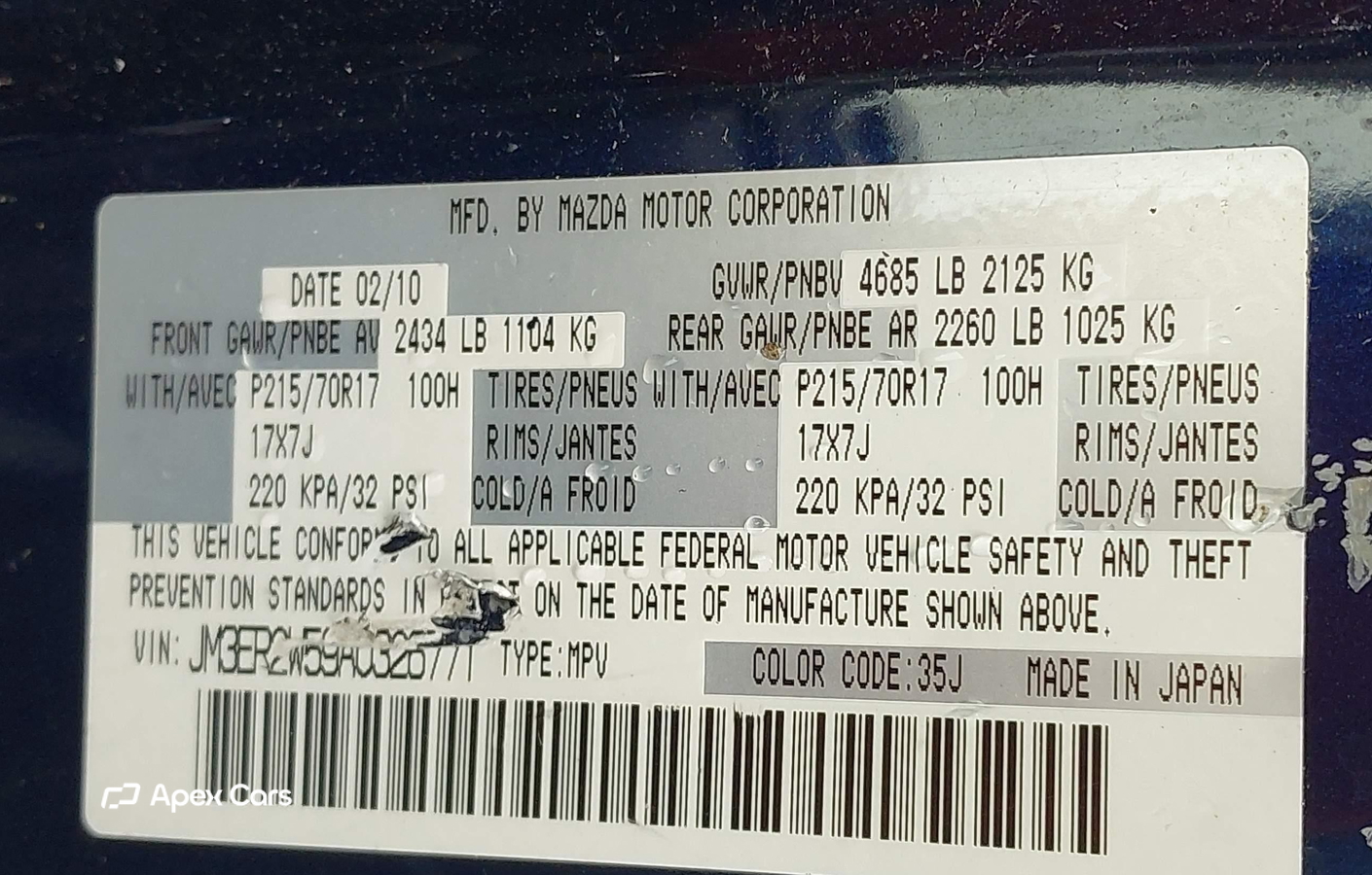 Mazda CX-7 2010