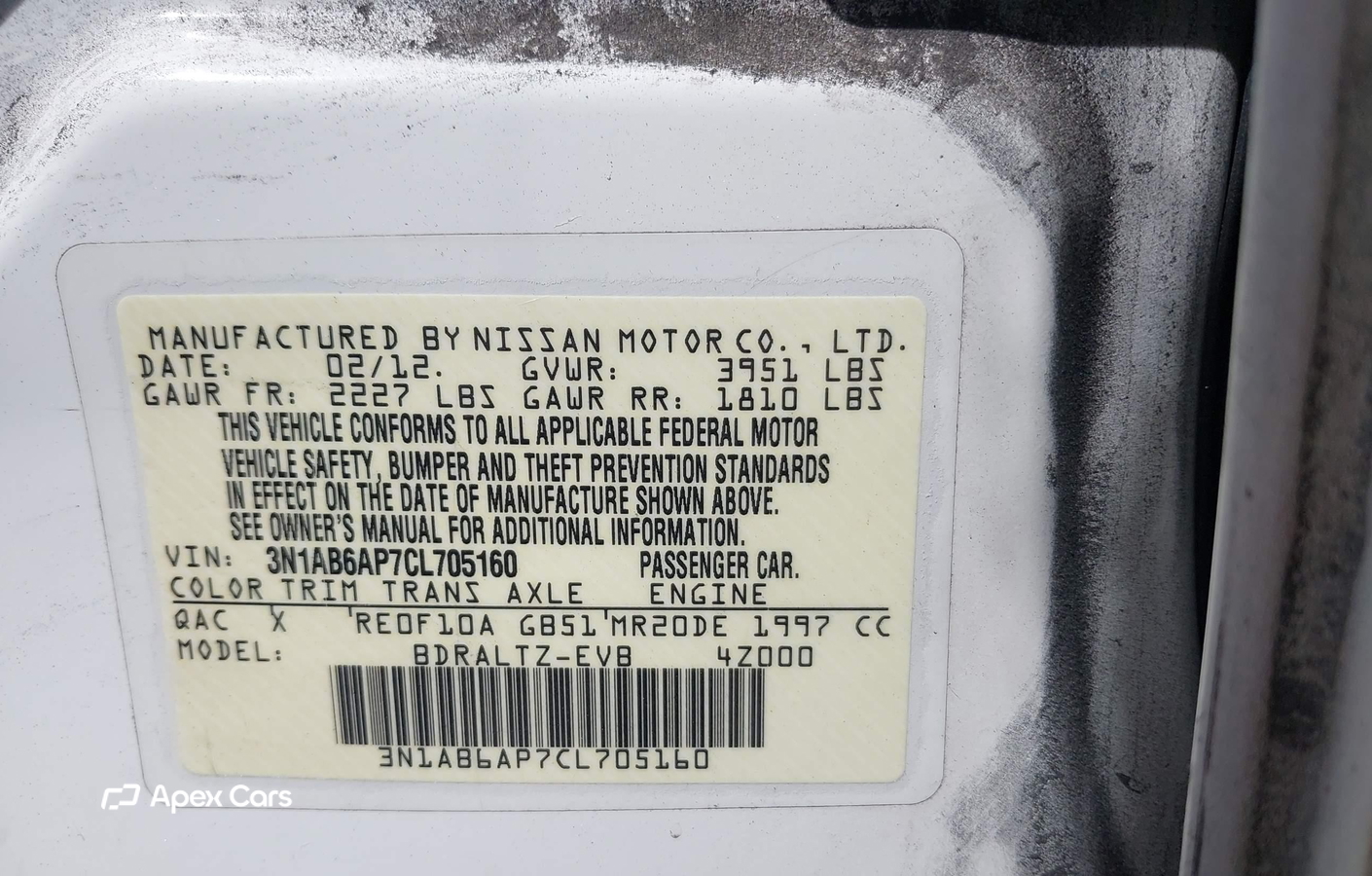 Nissan Sentra 2012