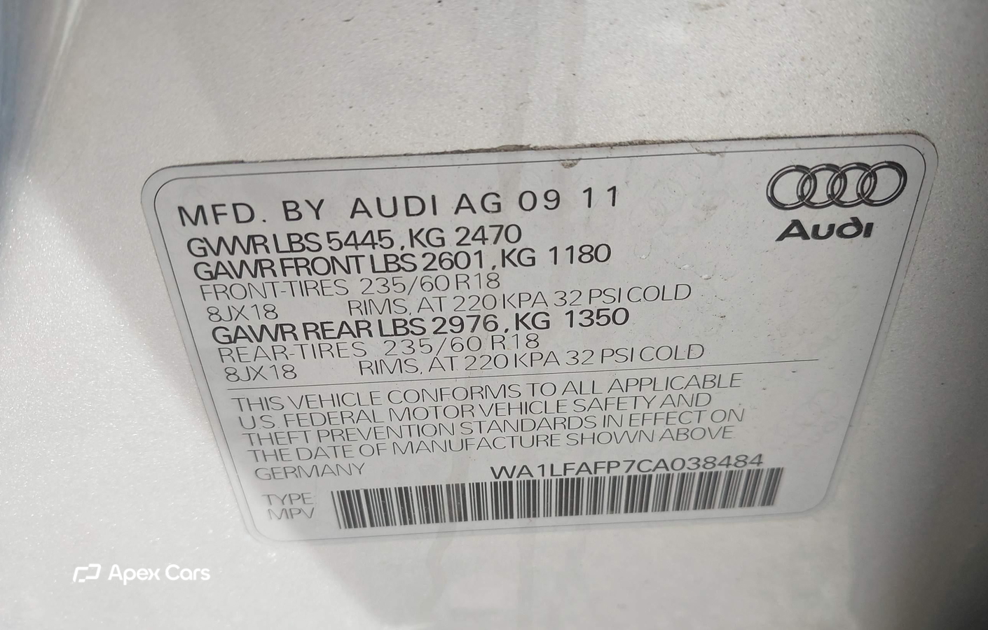 Audi Q5 2012