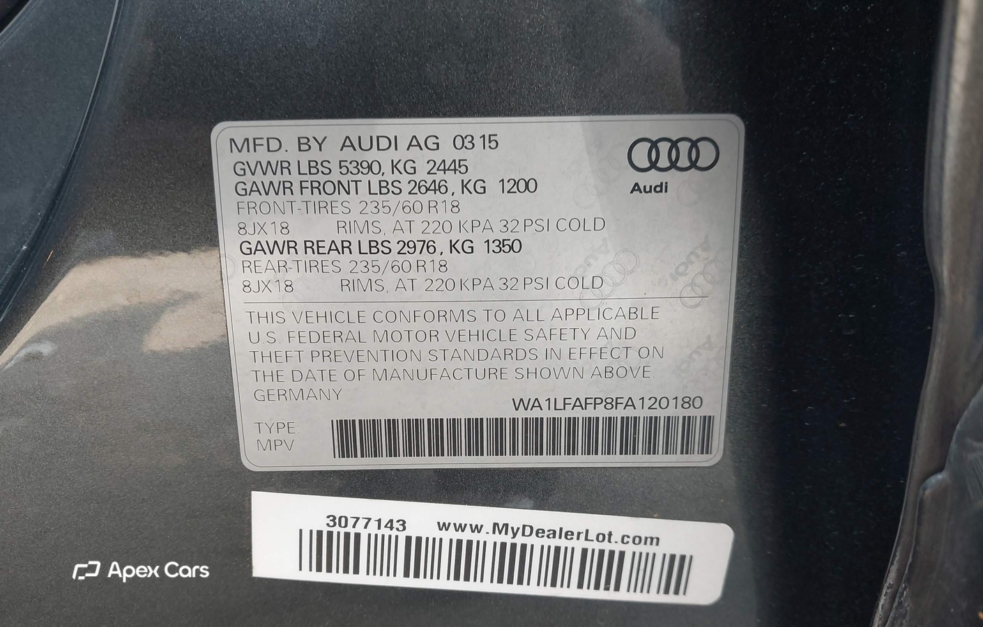 Audi Q5 2015