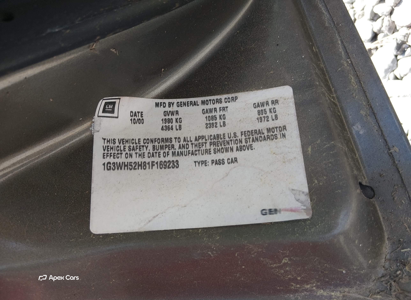 Oldsmobile Intrigue 2001