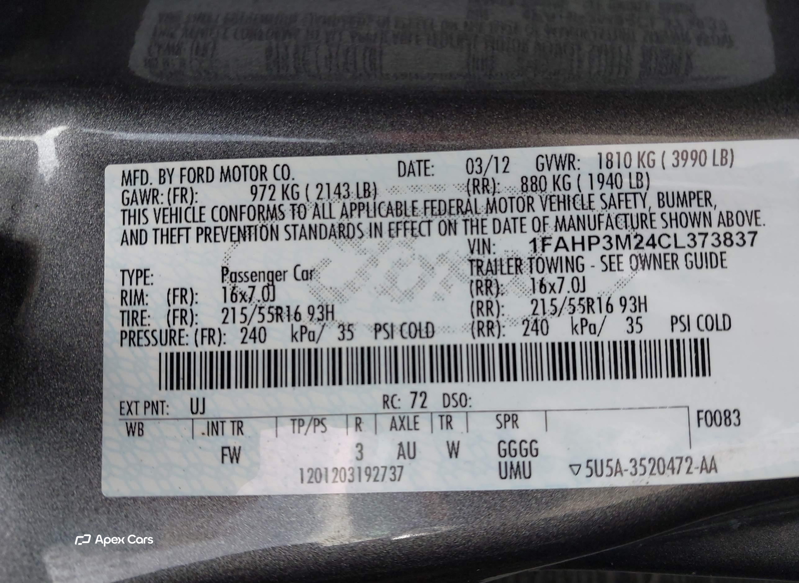 Ford Focus 2012