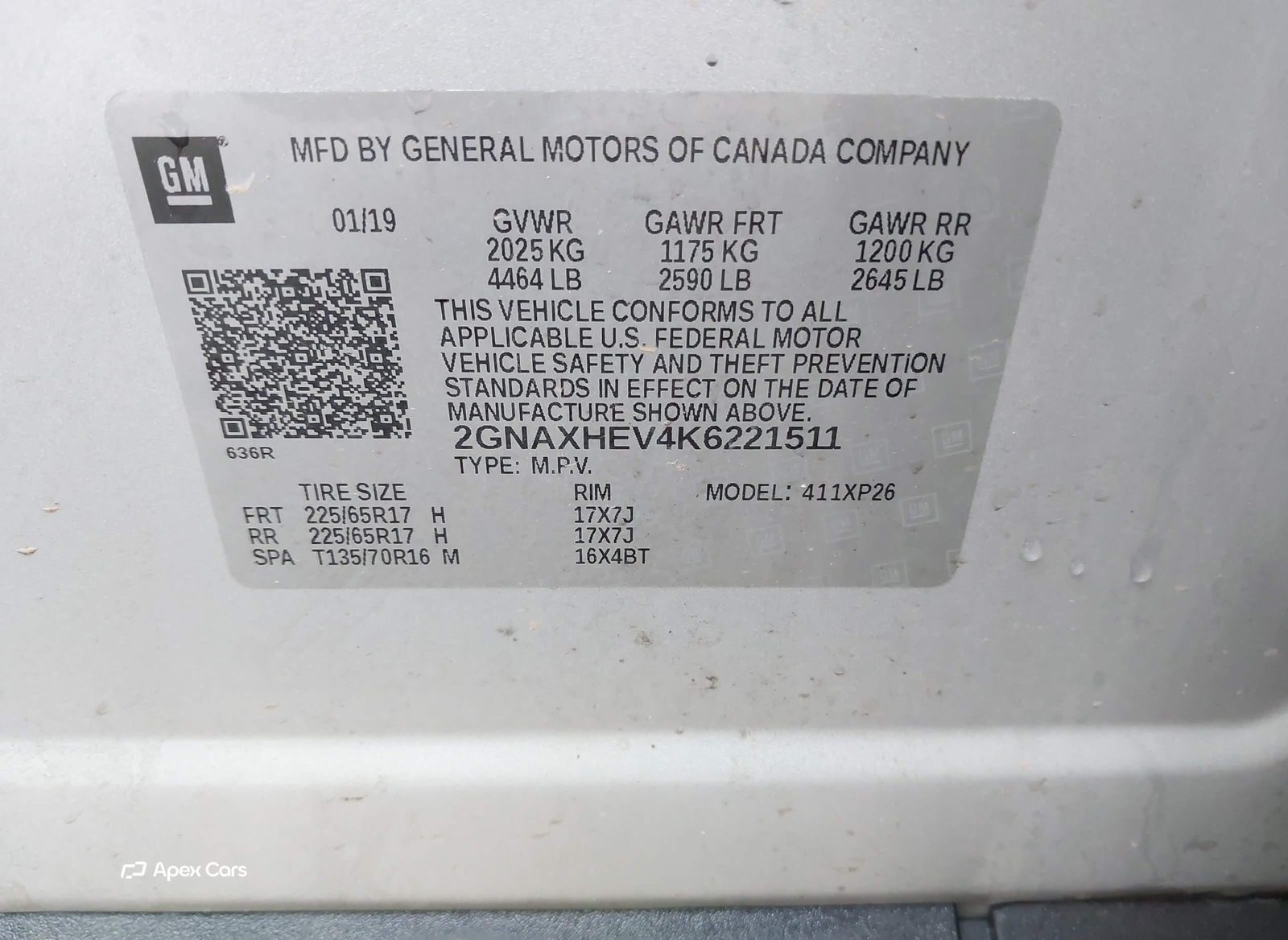 Chevrolet Equinox 2019