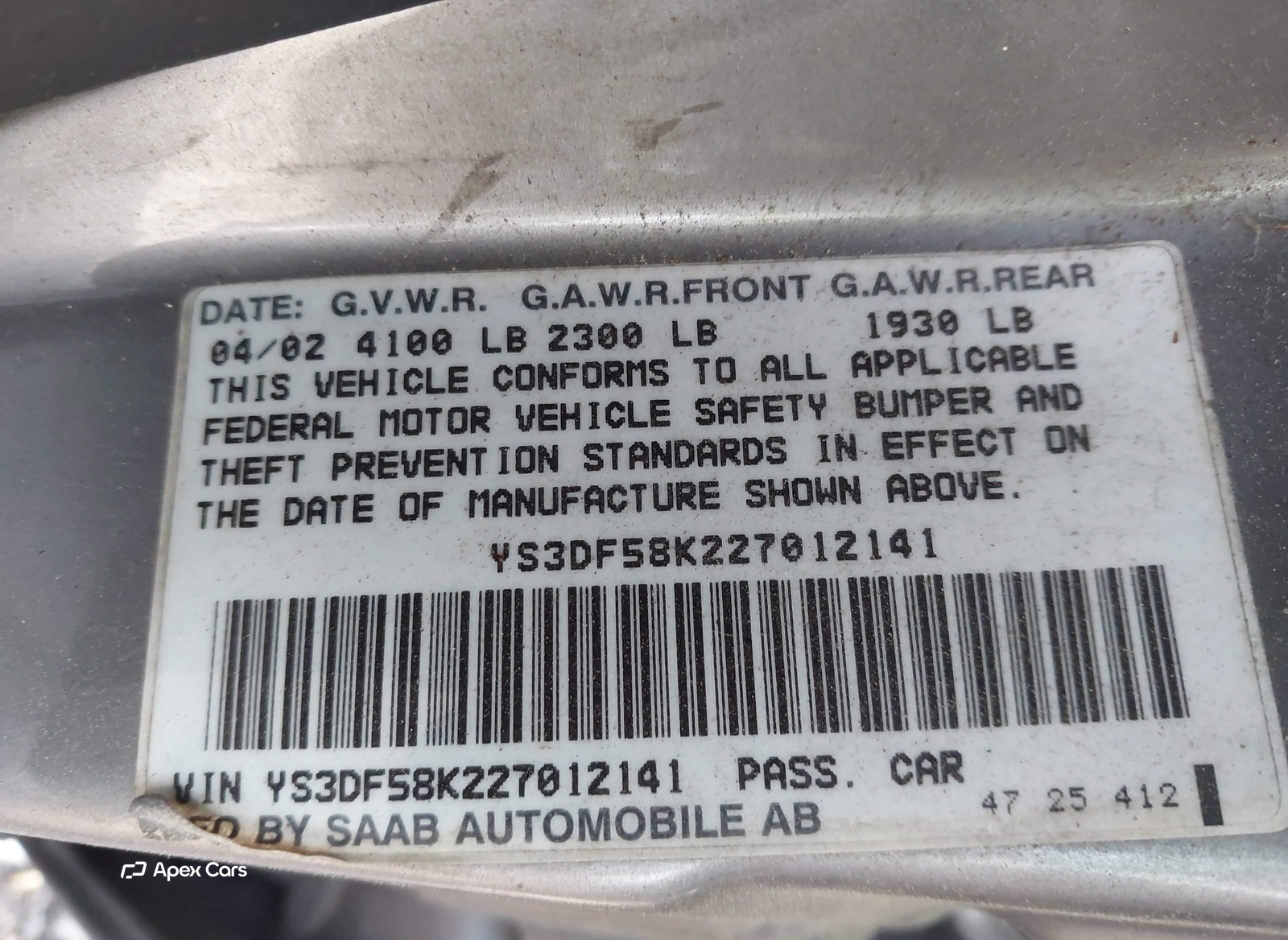 Saab 9-3 2002