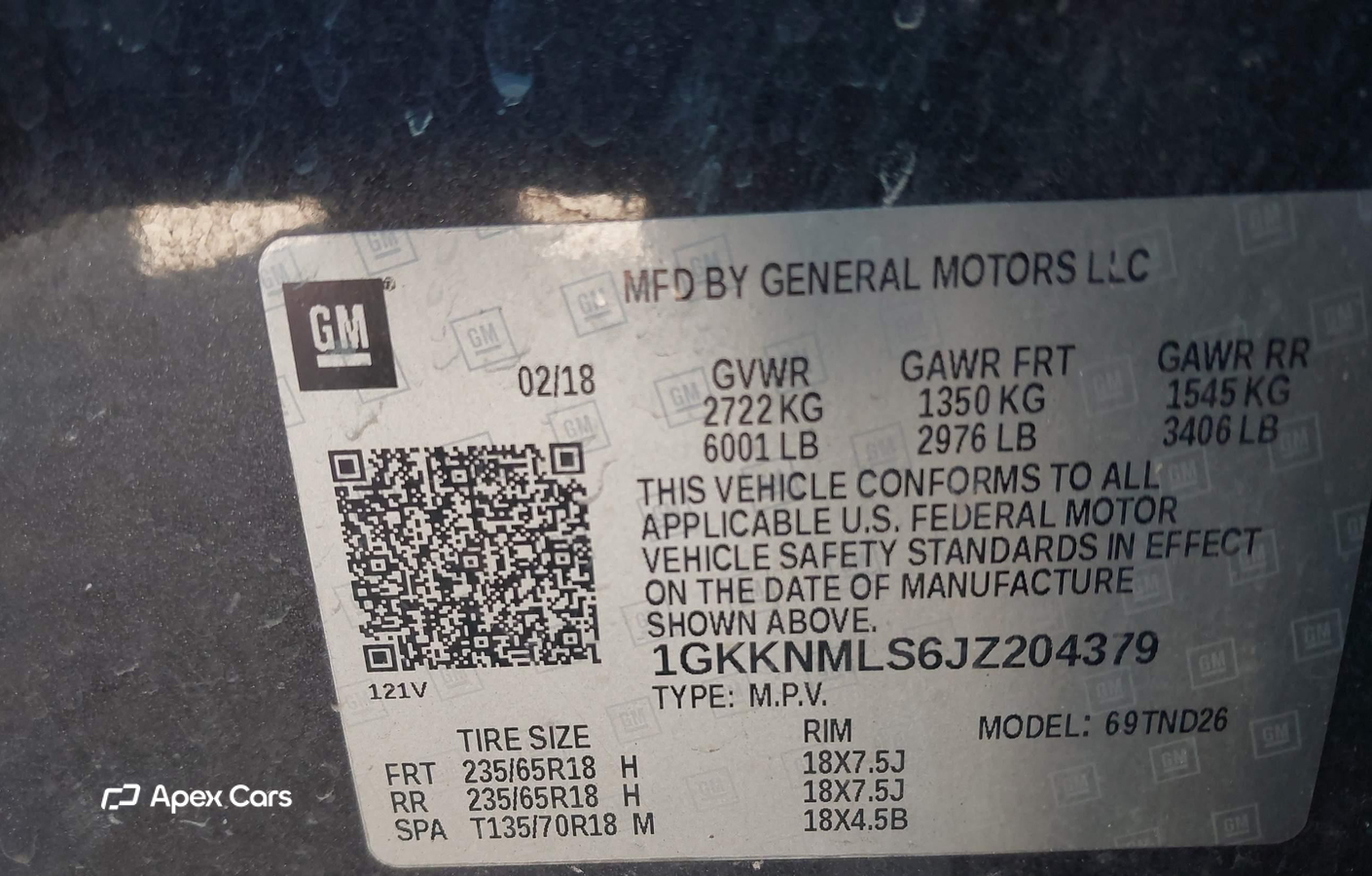GMC Acadia 2018