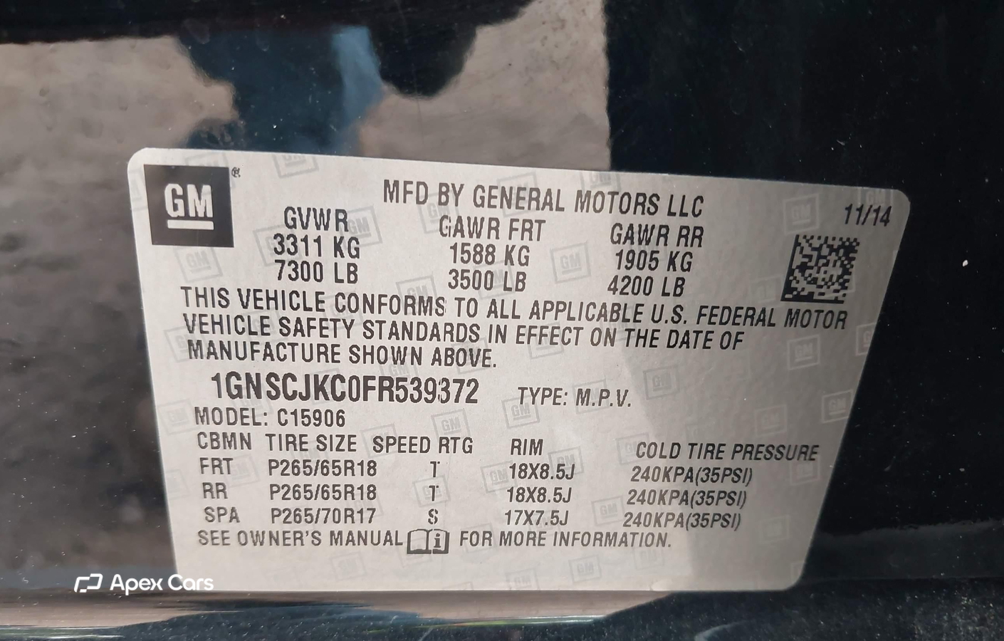 Chevrolet Express 2015