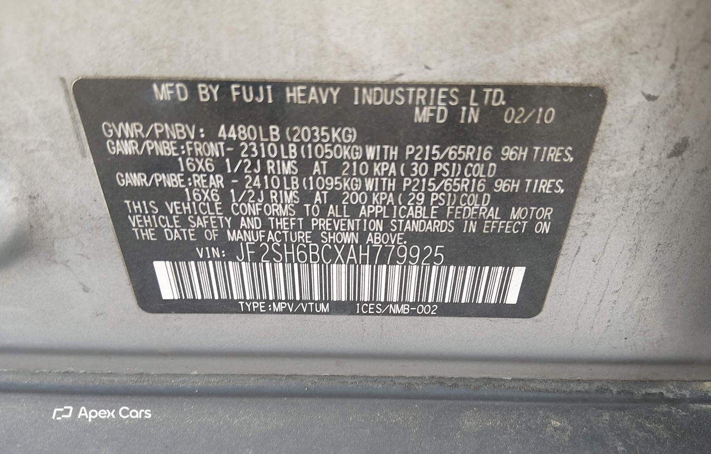 Subaru Forester 2010