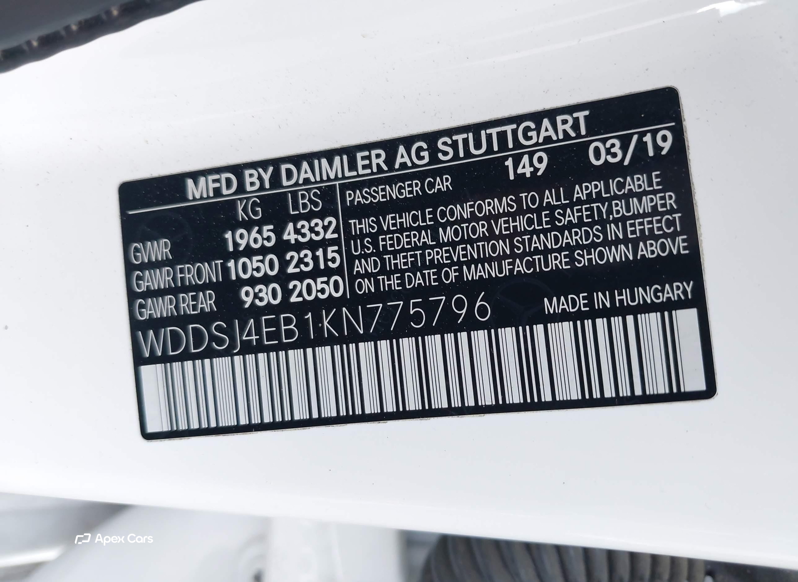 Mercedes-Benz CLA-klasse 2019