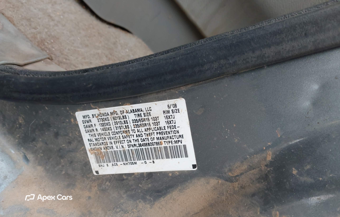Honda Odyssey 2008