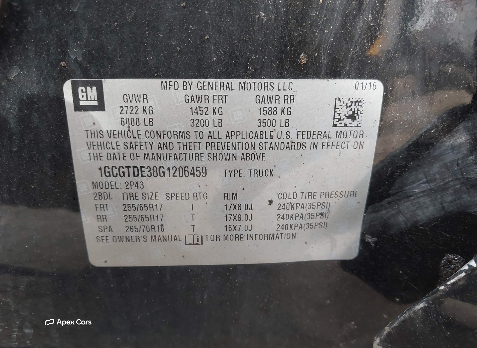 Chevrolet Colorado 2016