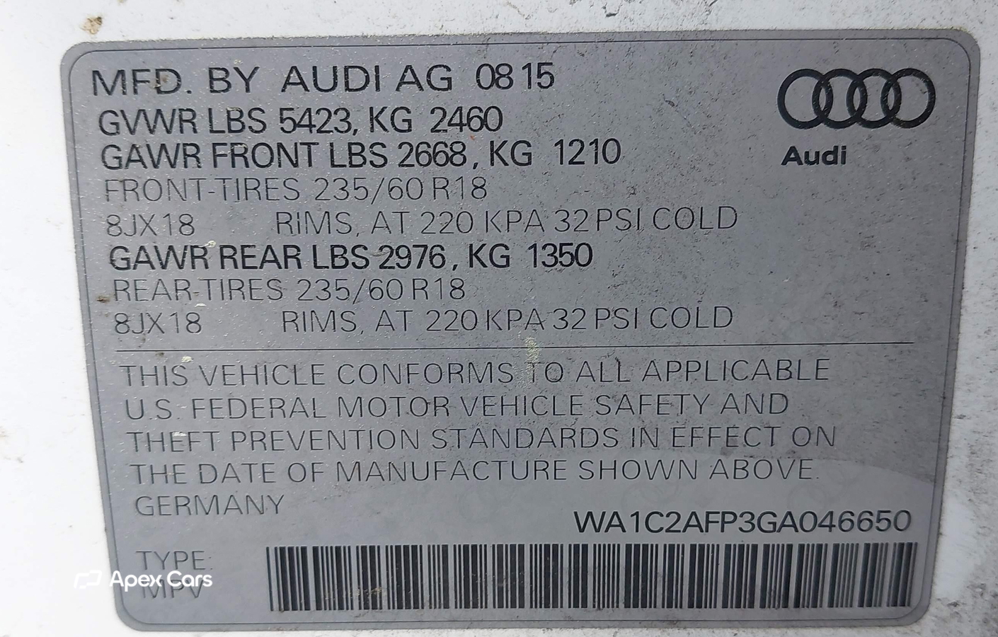 Audi Q5 2016