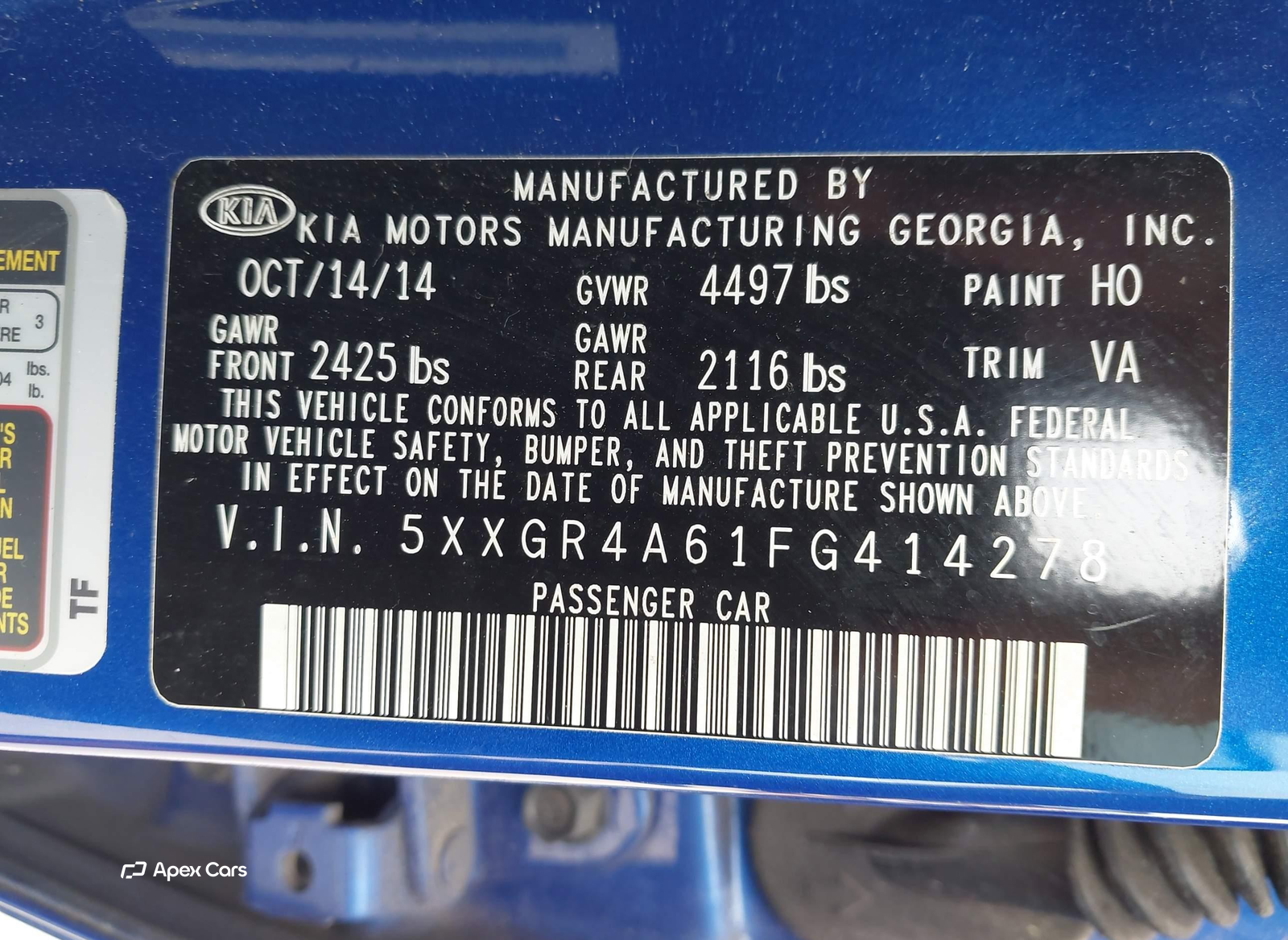 Kia Optima 2015