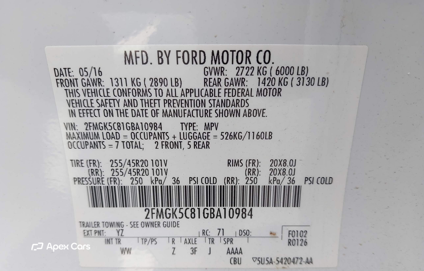 Ford Flex 2016