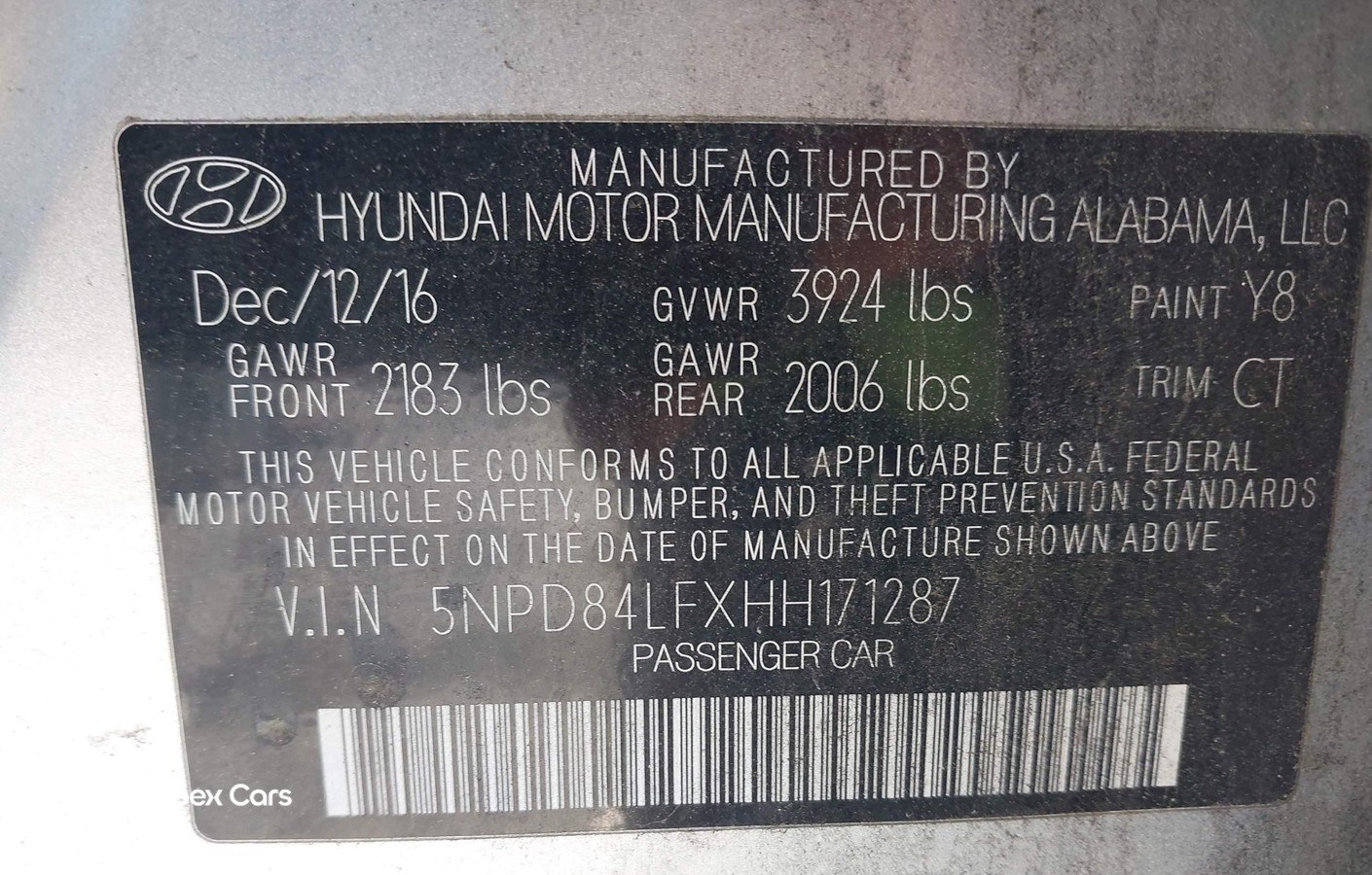Hyundai Elantra 2017