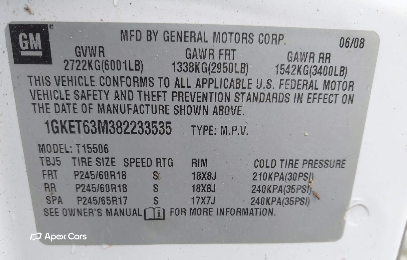 GMC Envoy 2008