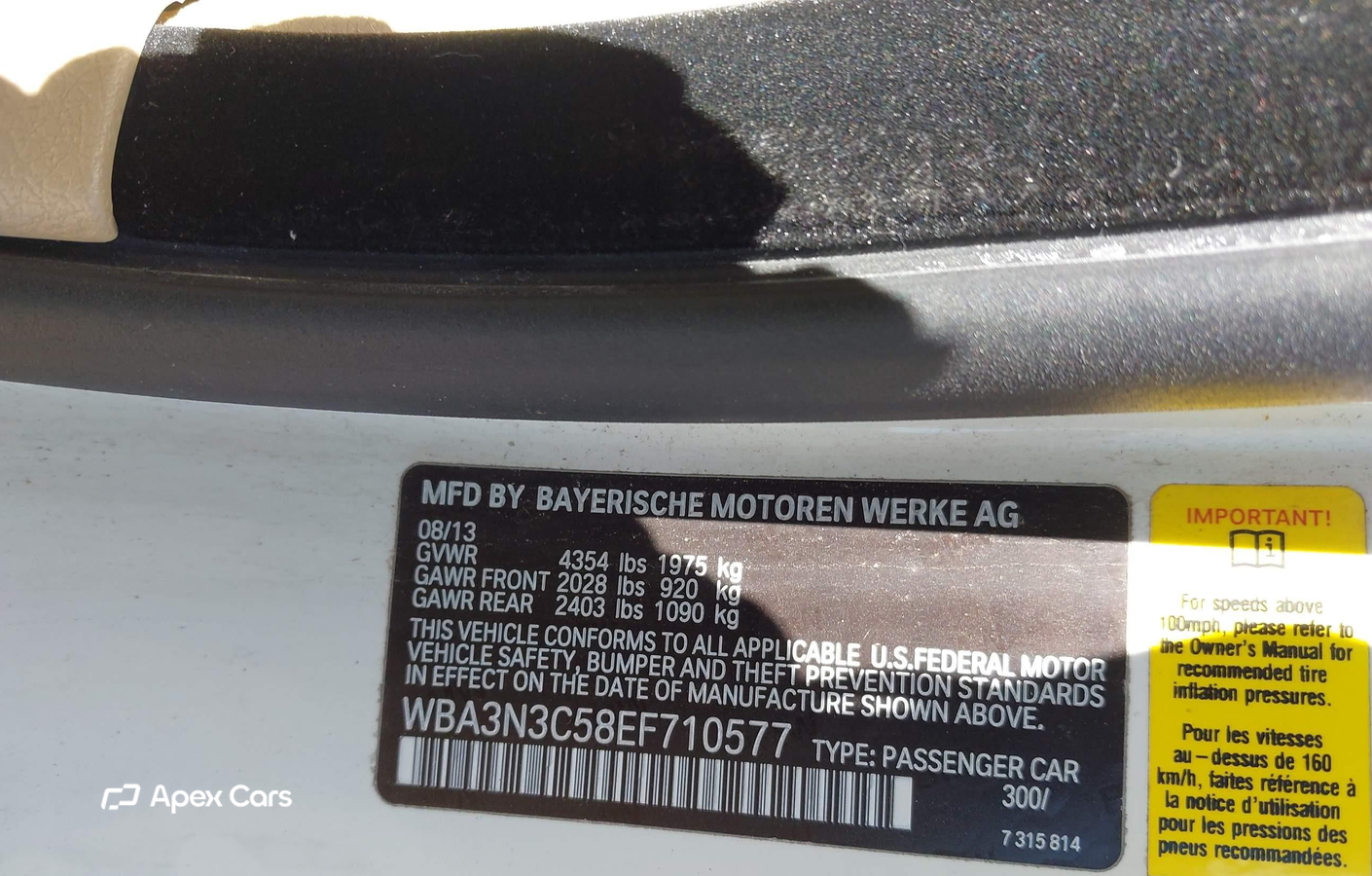 BMW Series 4 2014