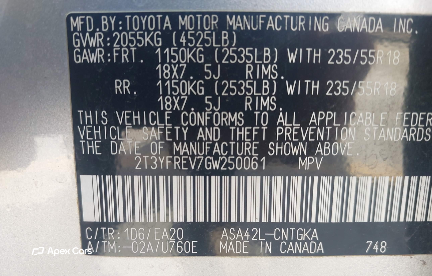 Toyota RAV 4 2016