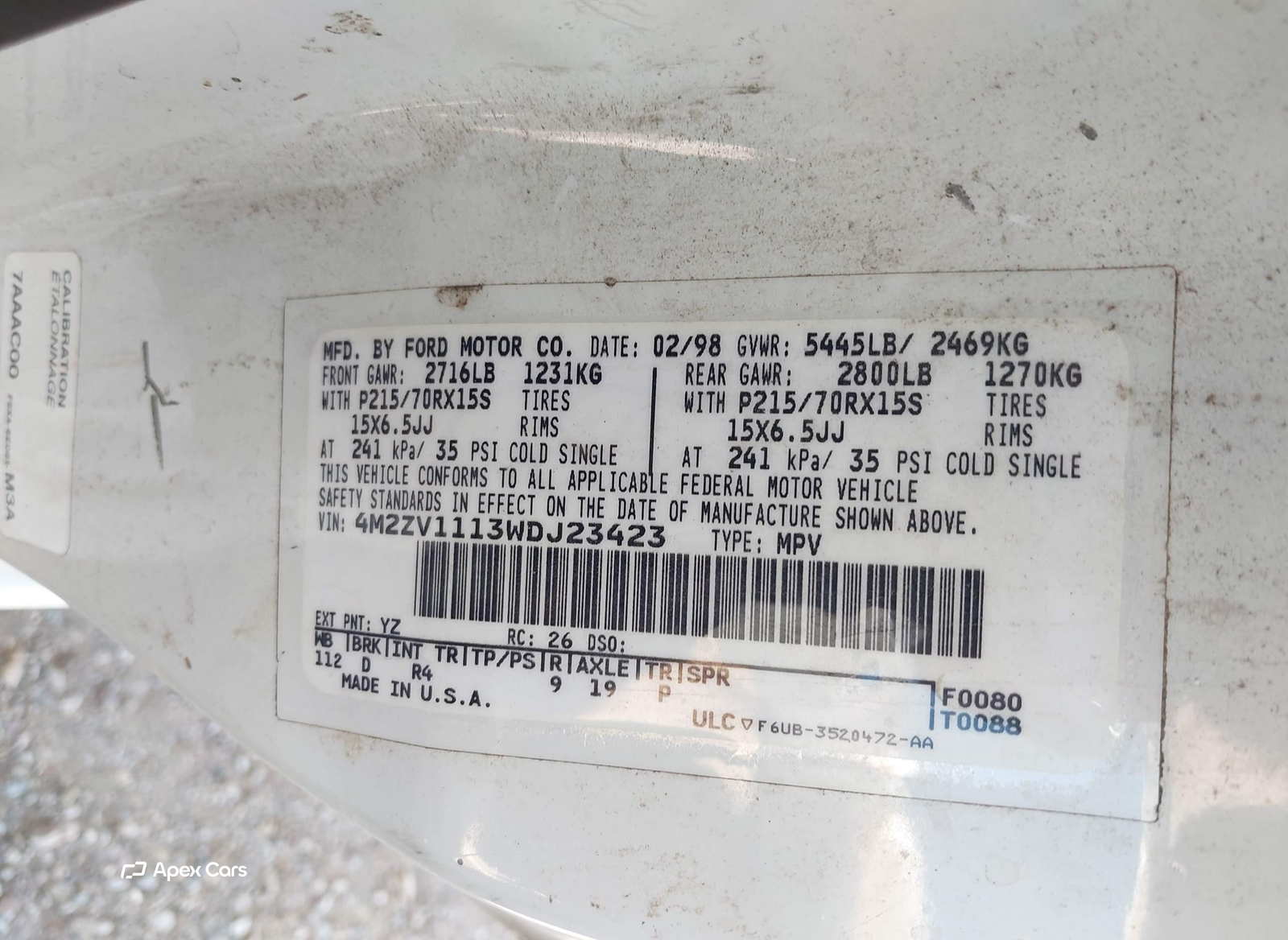 Mercury Villager 1998