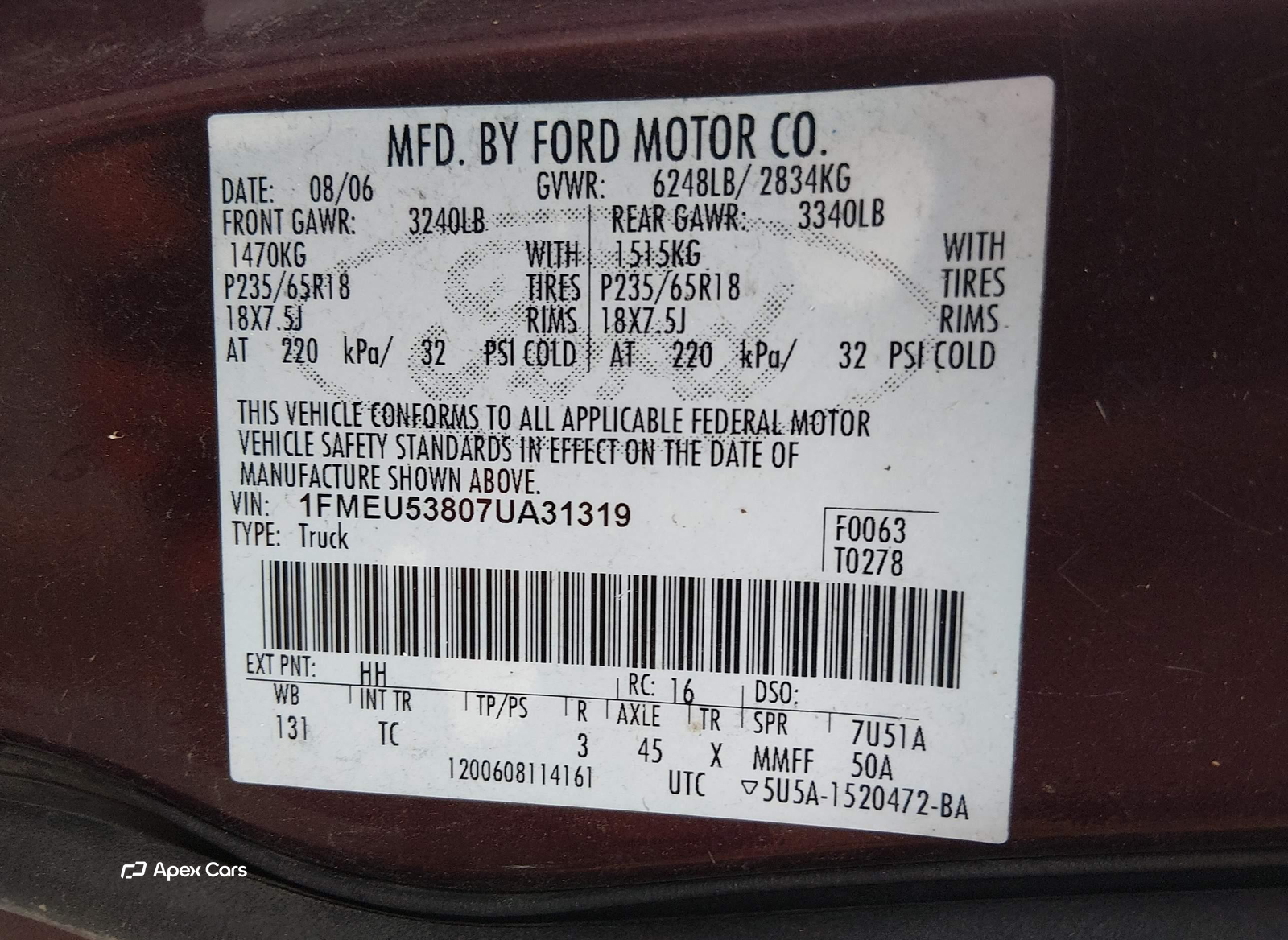 Ford Explorer Sport Trac 2007