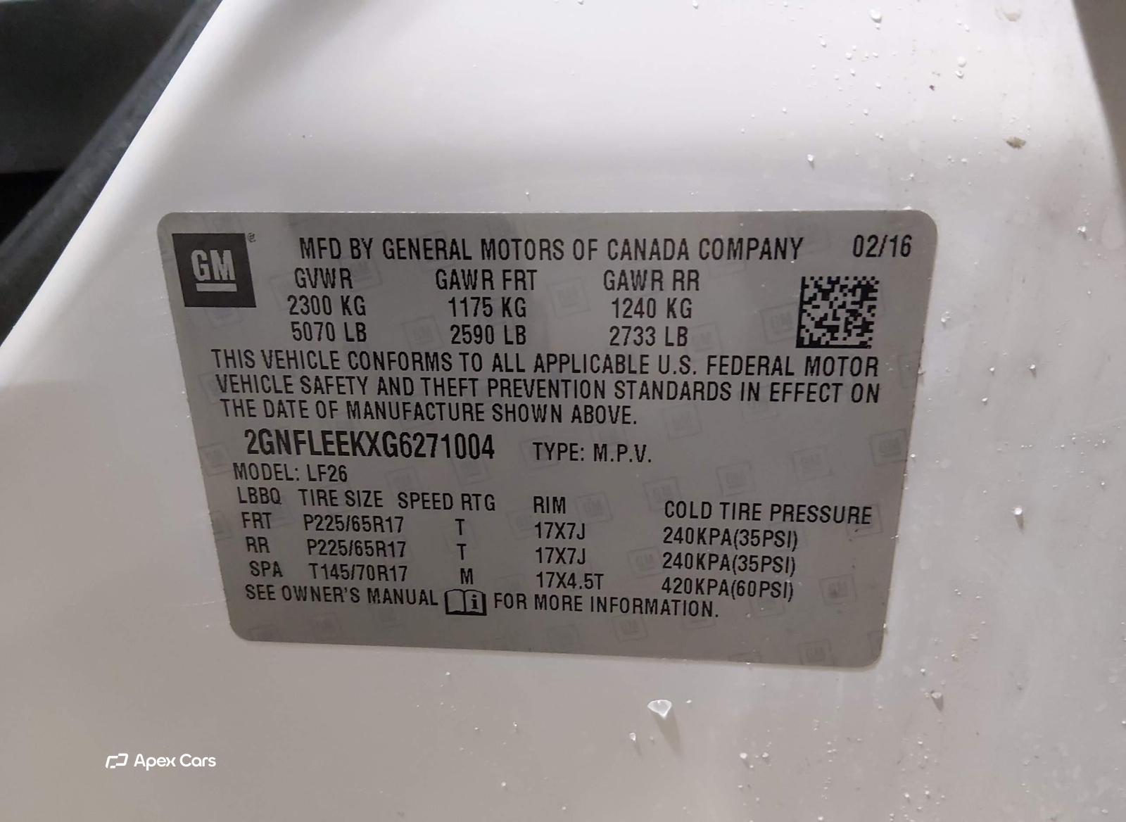 Chevrolet Equinox 2016