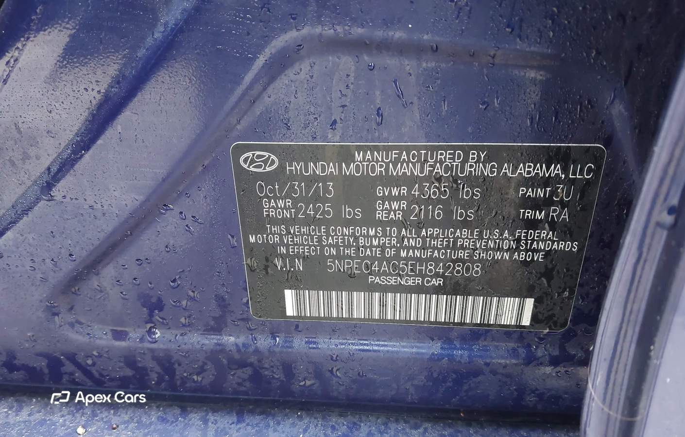Hyundai Sonata 2014
