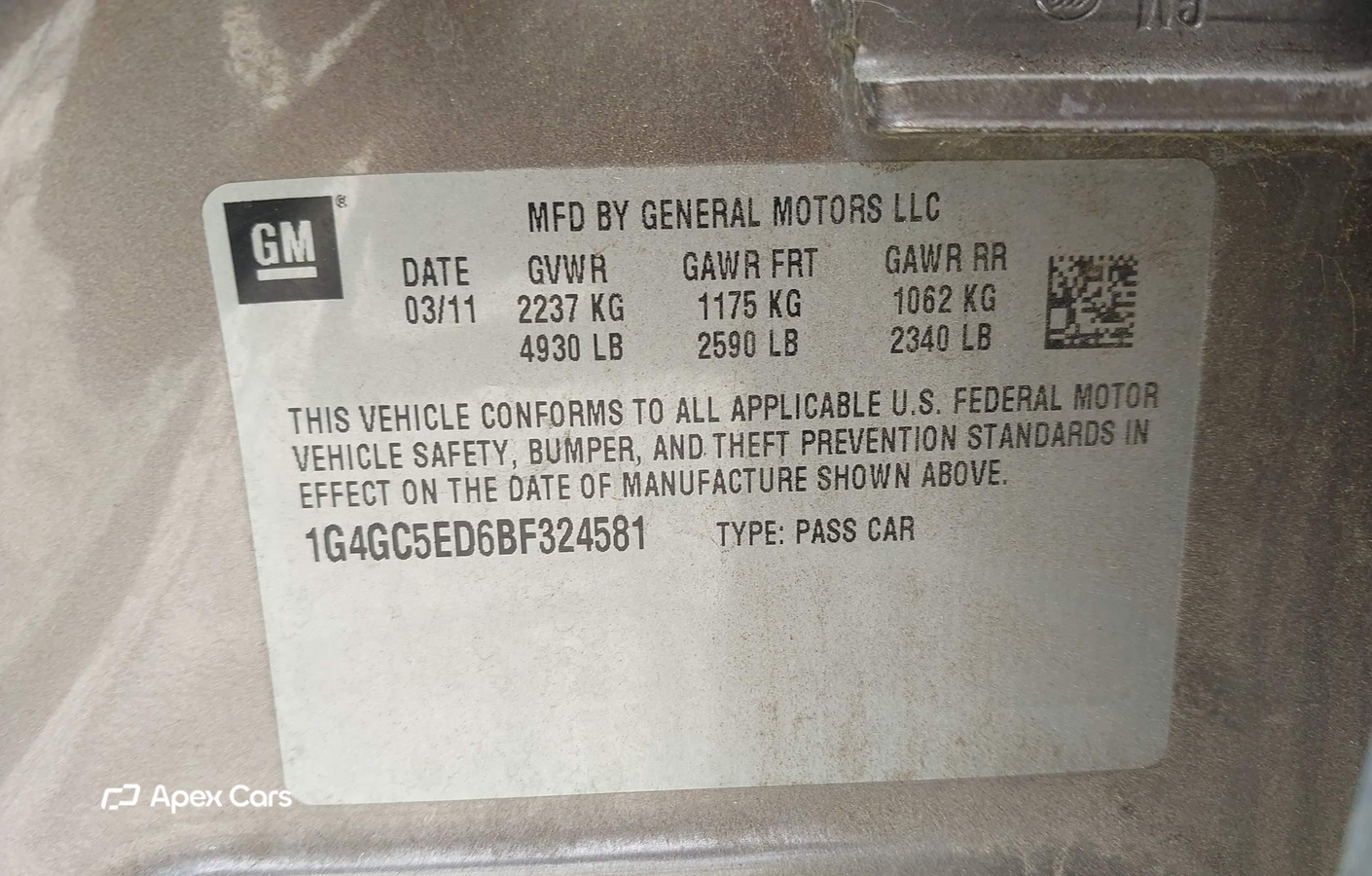 Buick LaCrosse 2011