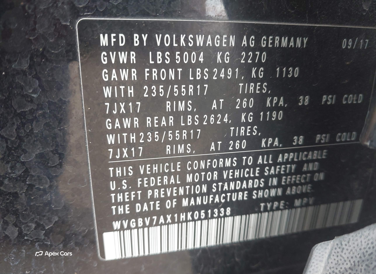 Volkswagen Tiguan 2017