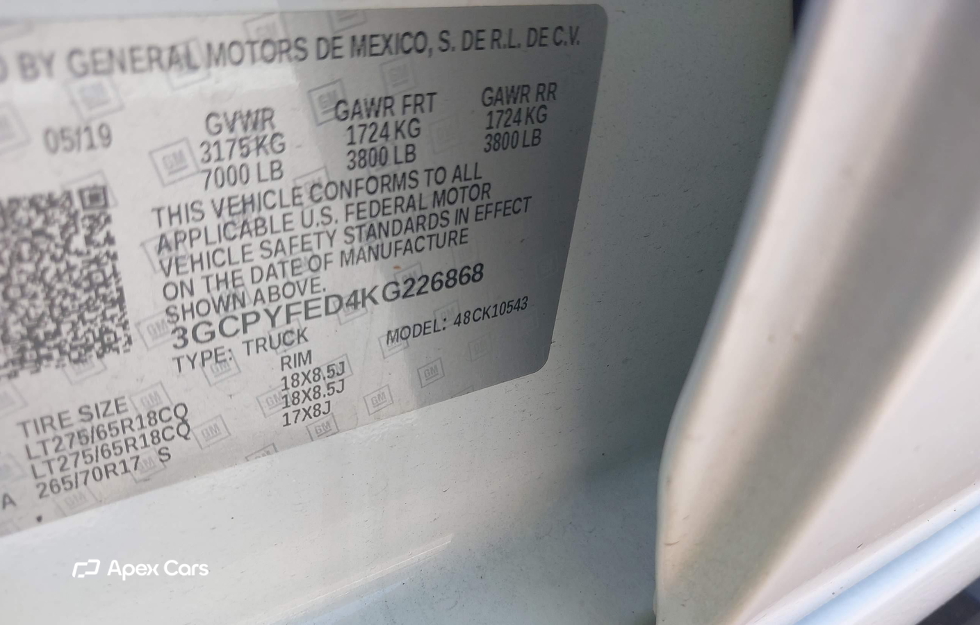 Chevrolet Silverado 2019