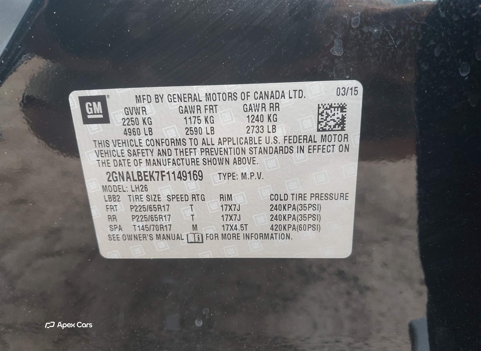 Chevrolet Equinox 2015