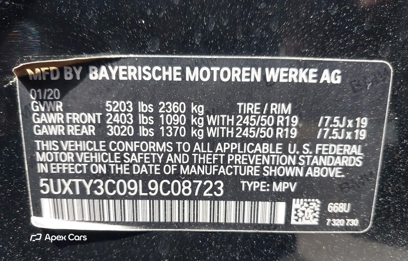 BMW X3 2020