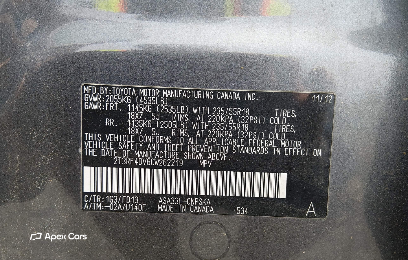Toyota RAV 4 2012