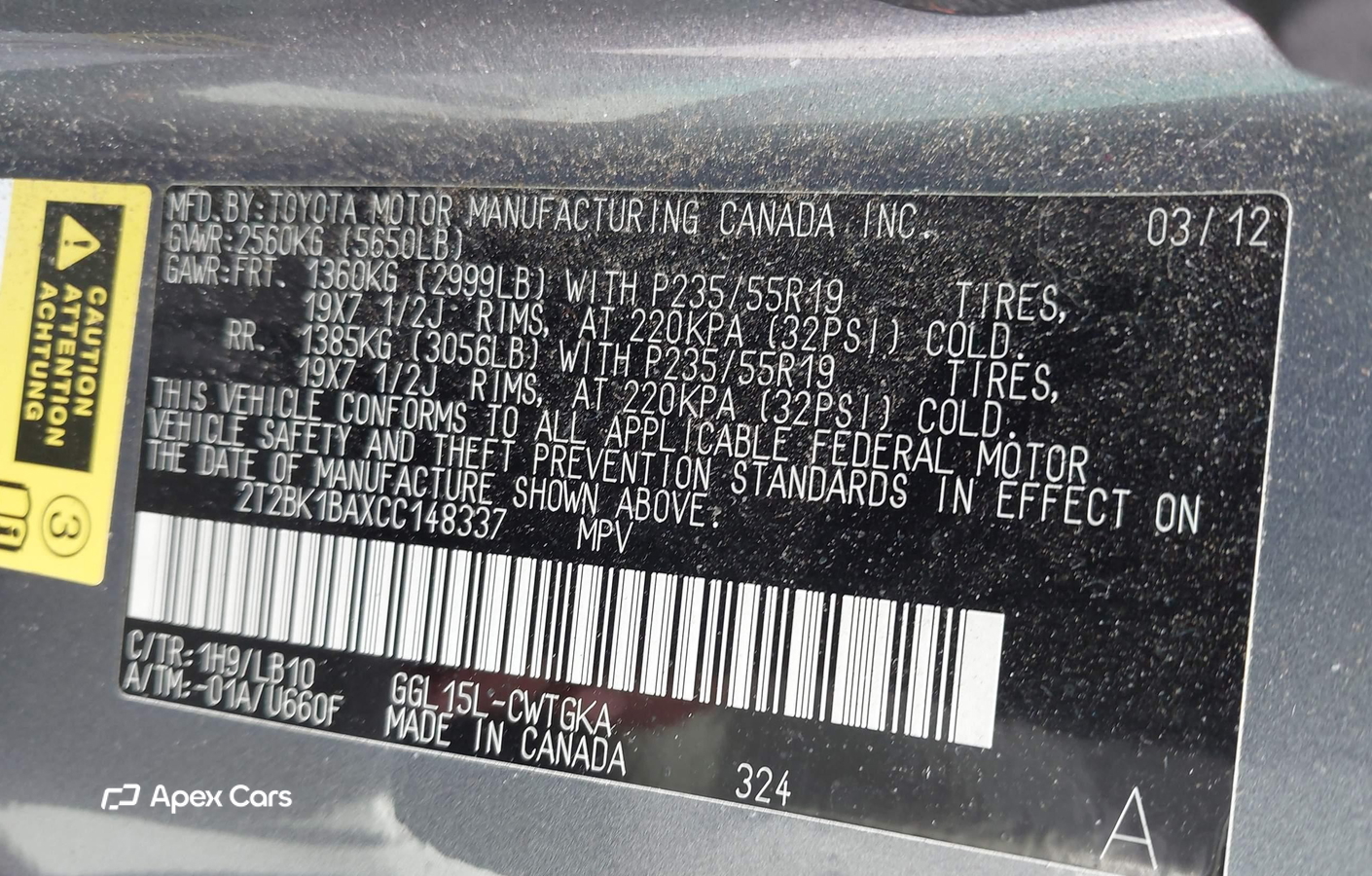 Lexus RX 2012