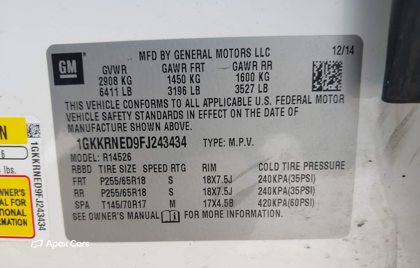 GMC Acadia 2015