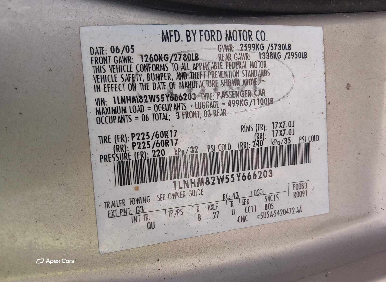 Lincoln Town Car 2005