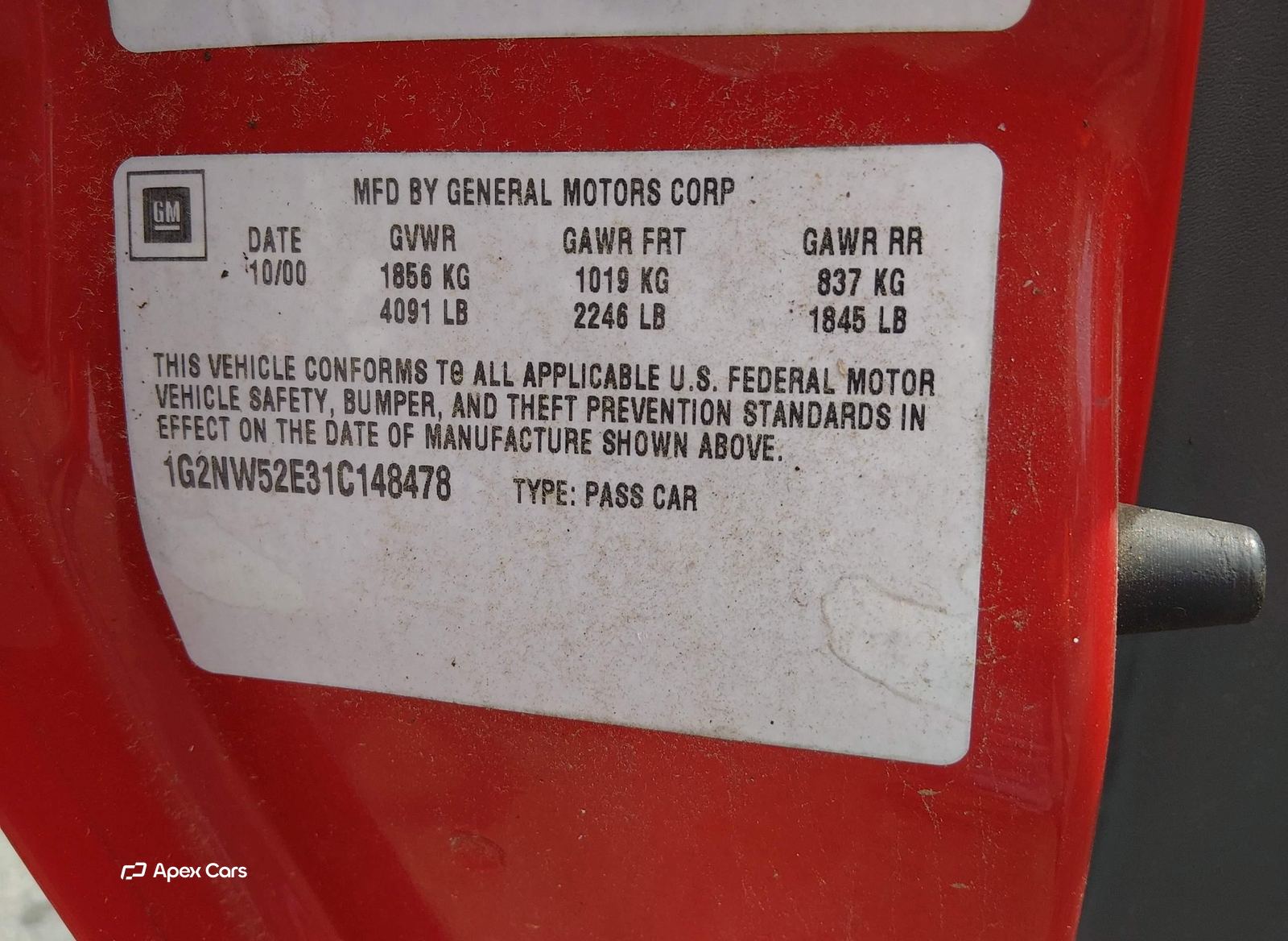 Pontiac Grand AM 2001