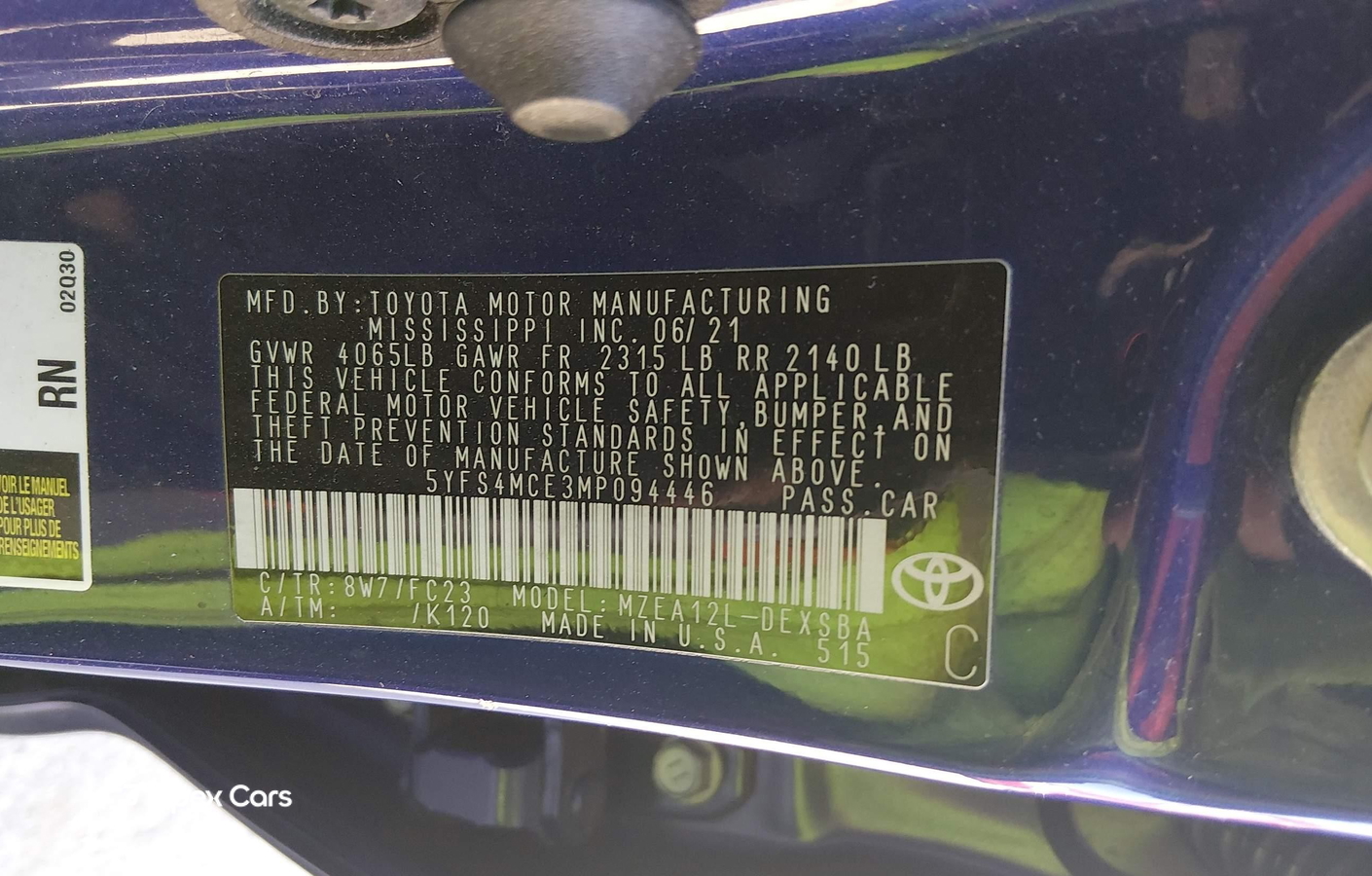 Toyota Corolla 2021