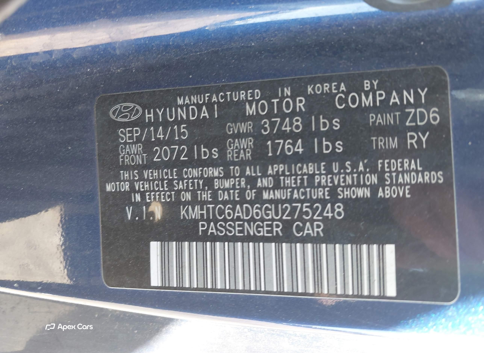 Hyundai Veloster 2016