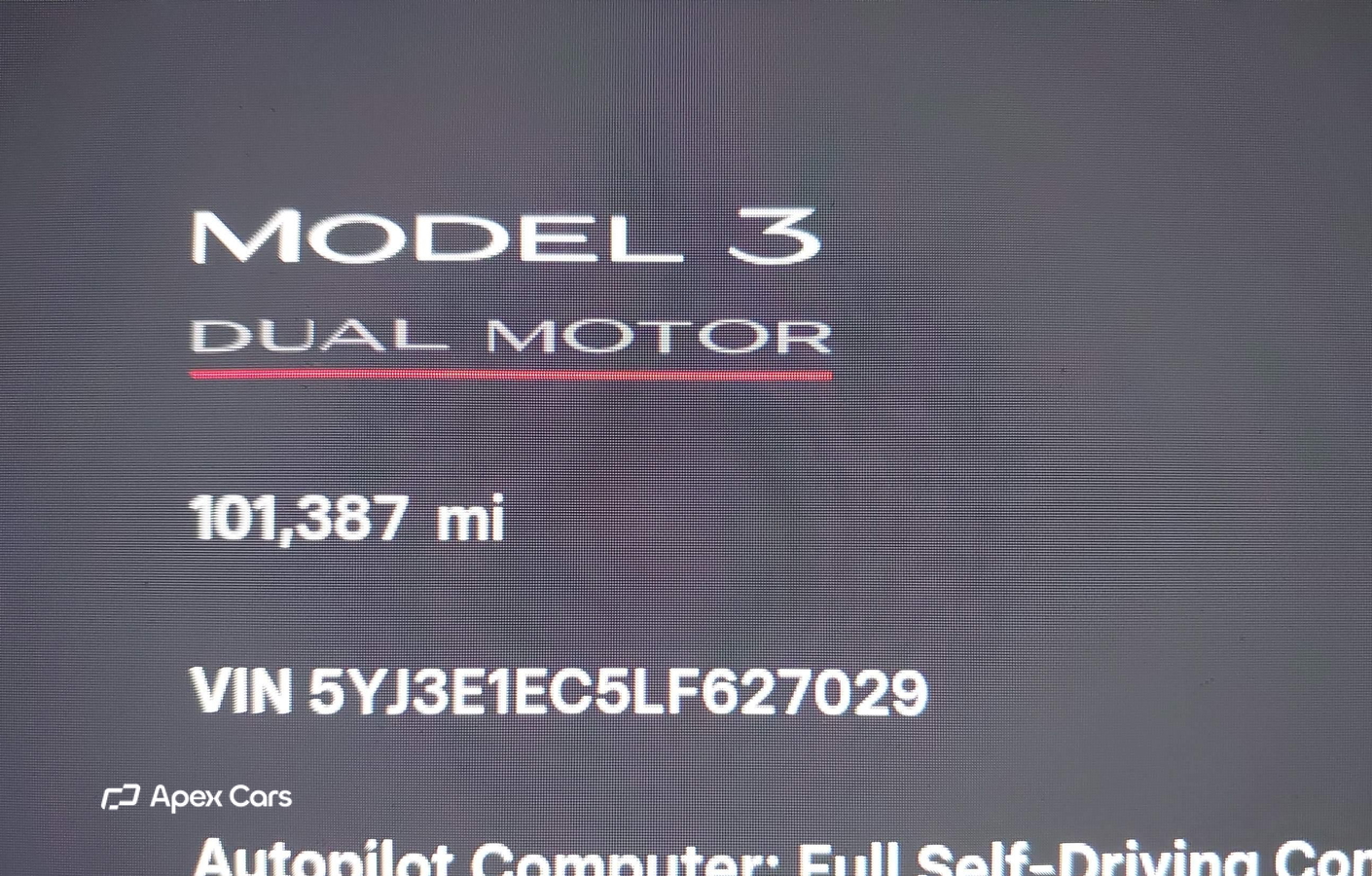 Tesla Model 3 2020