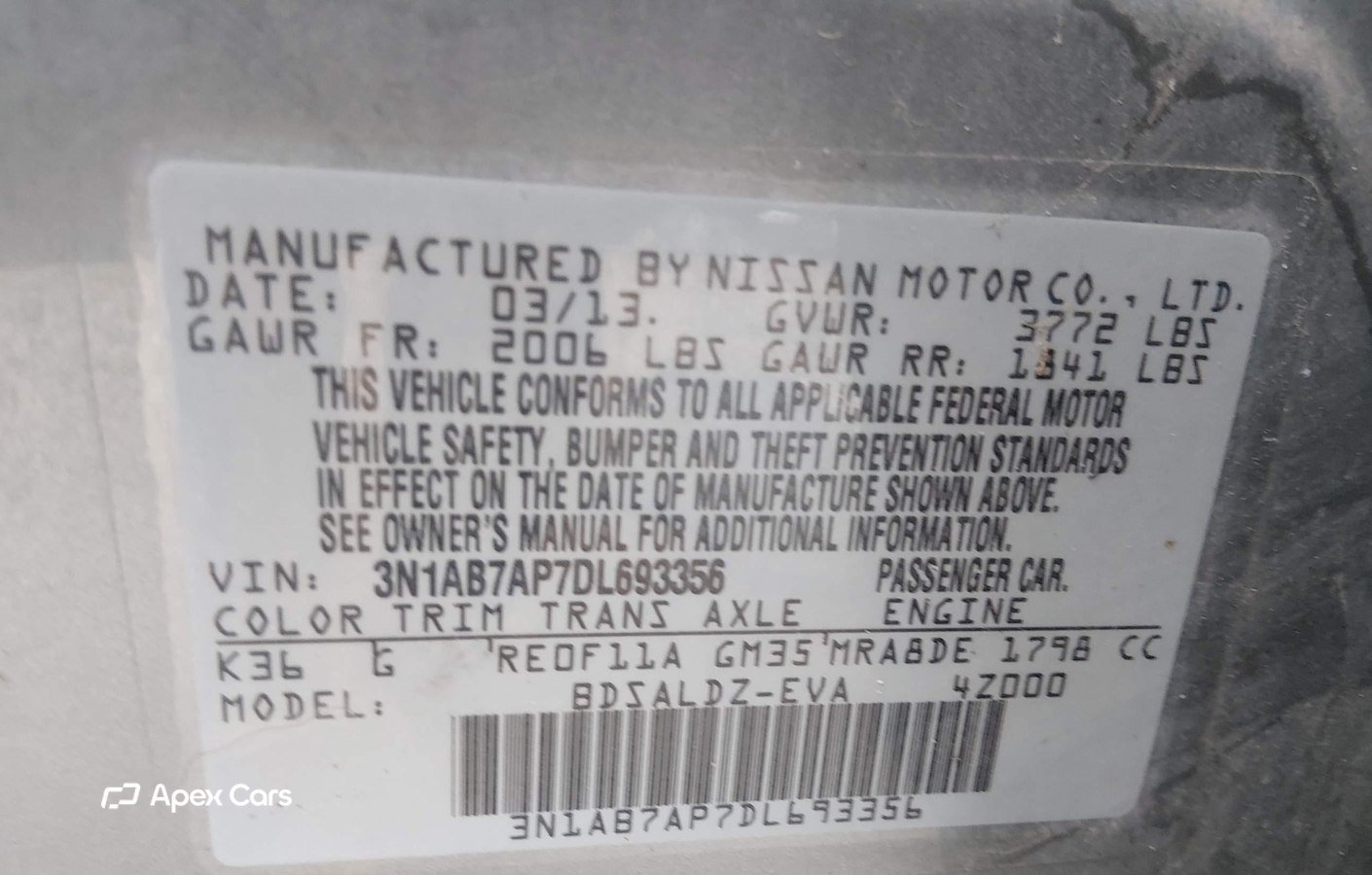 Nissan Sentra 2013