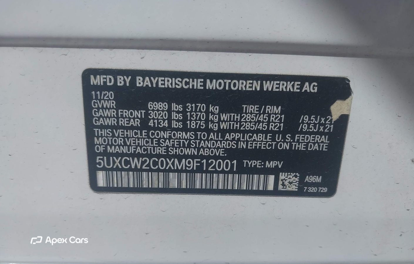 BMW X7 2021