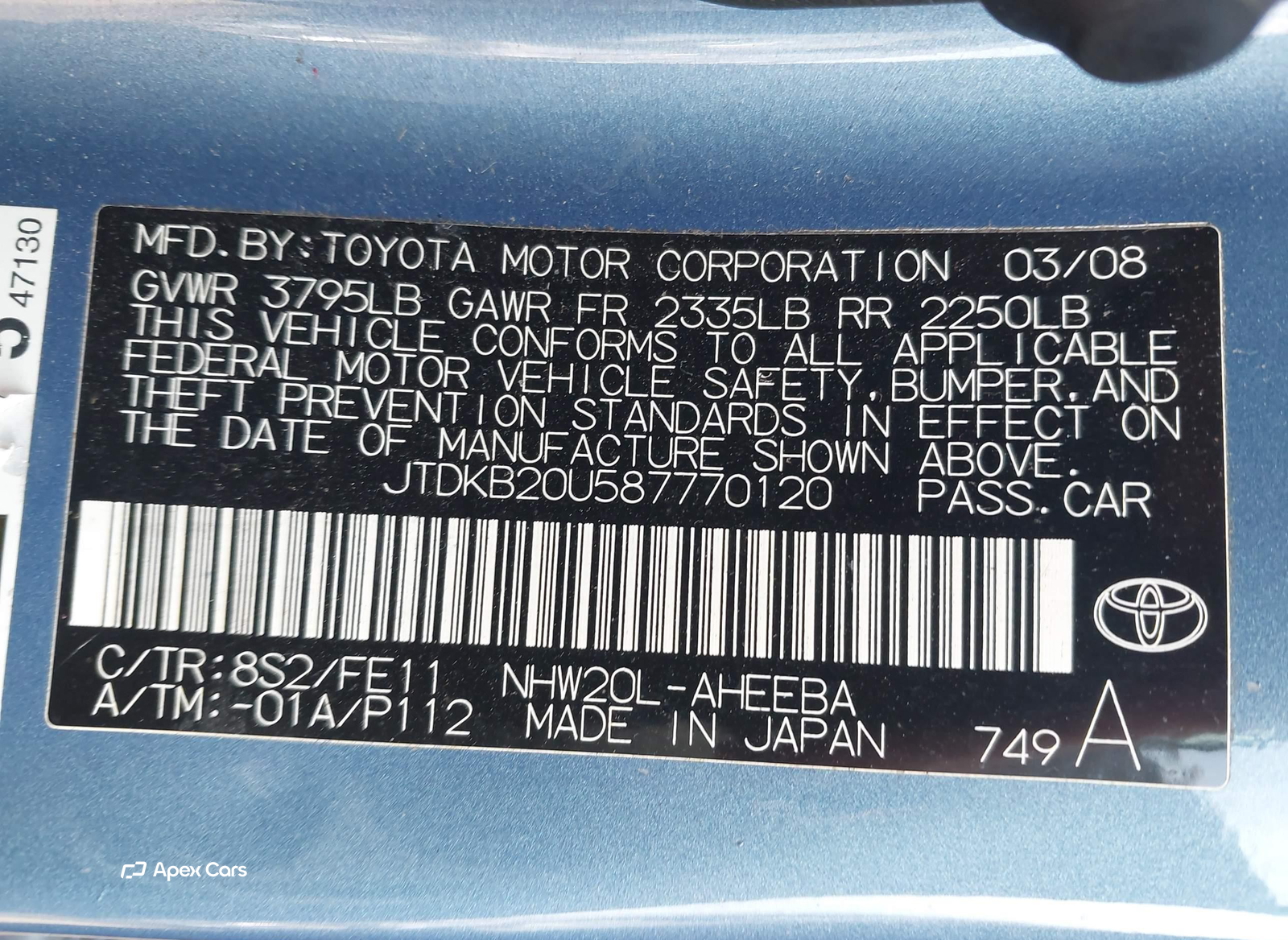 Toyota Prius 2008