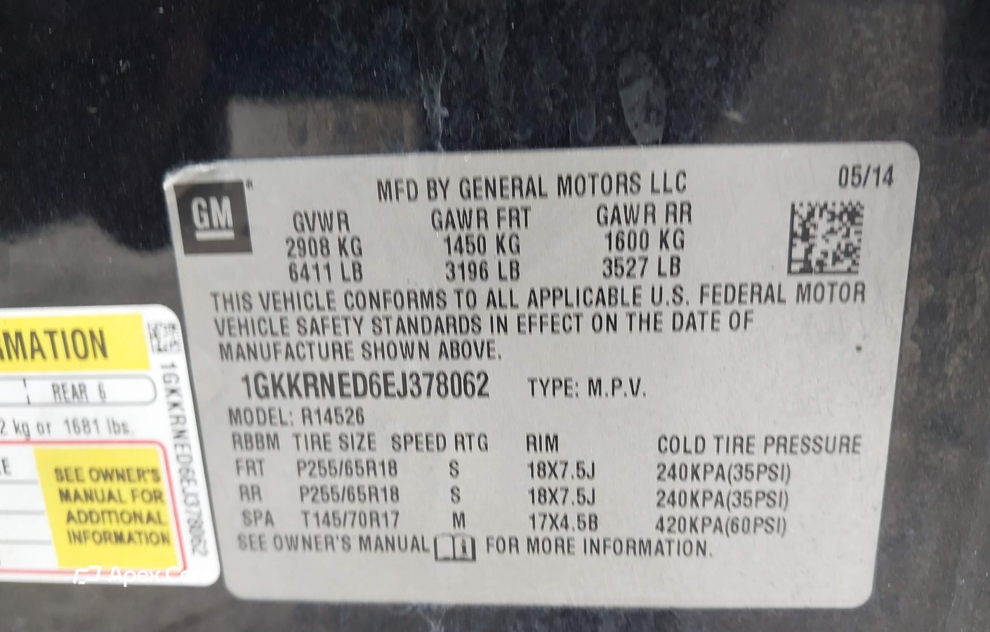 GMC Acadia 2014