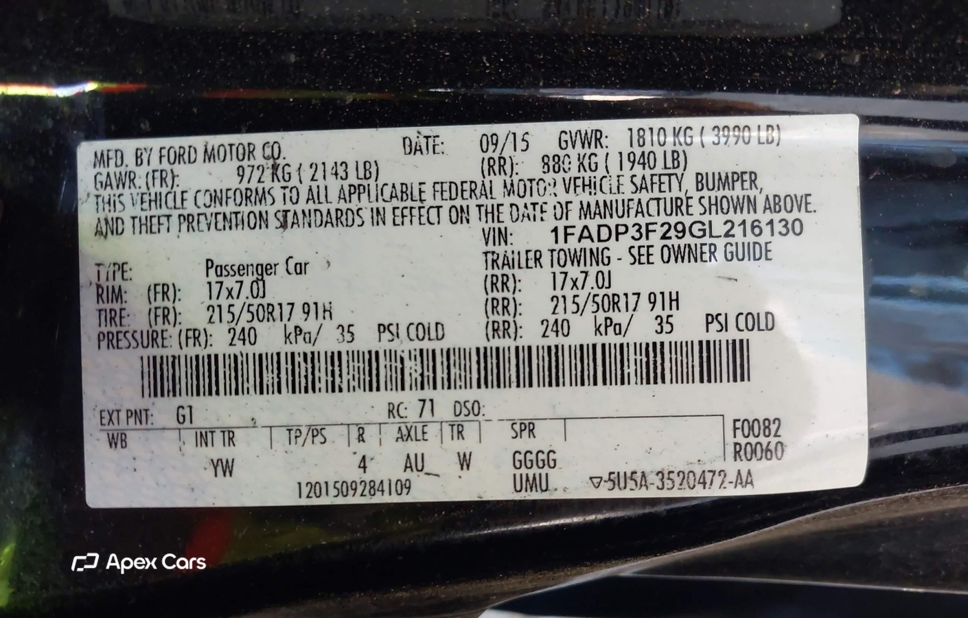 Ford Focus 2016